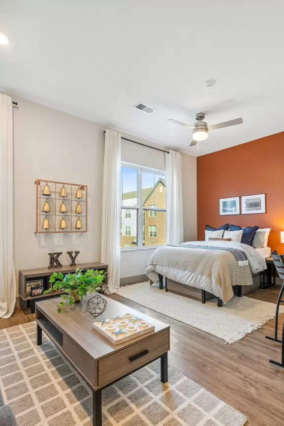 Convenient in-unit washer and dryer provided in every apartment